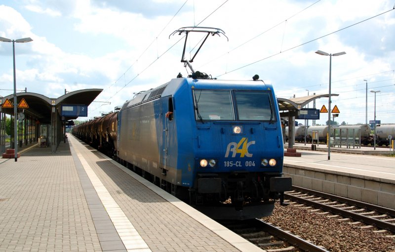 185-CL 004 der R4C musste am 16.05.09 einen Betriebshalt in
