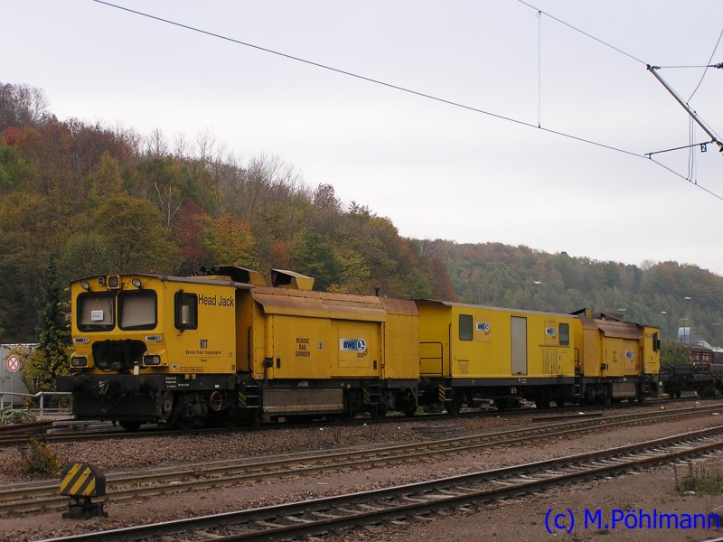 RGH 20 Schienenschleifzug am 24.10.2005 in Saarbr�cken 