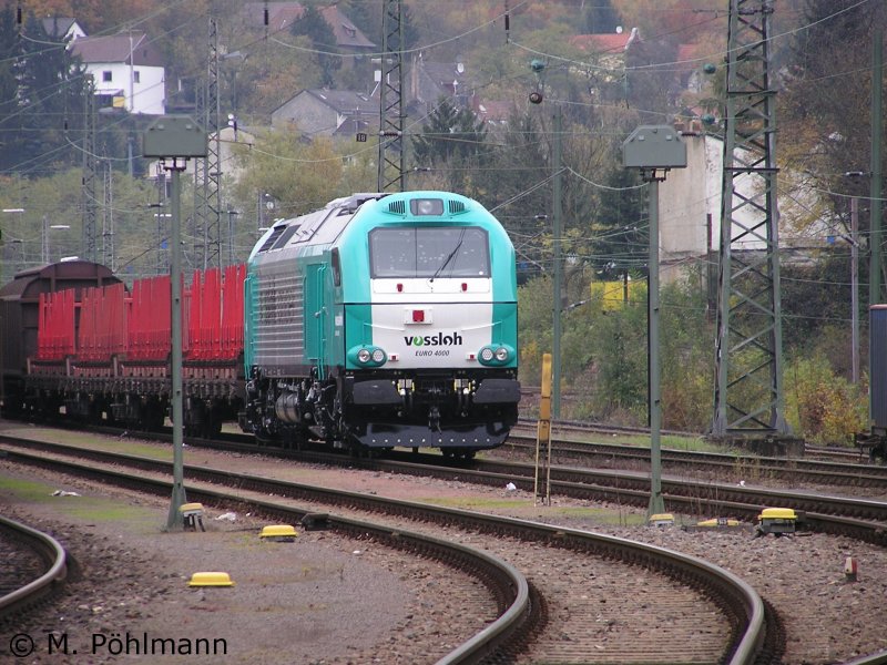 Eine Vossloh Euro 4000 der Angel Trains Cargo (ATC) am