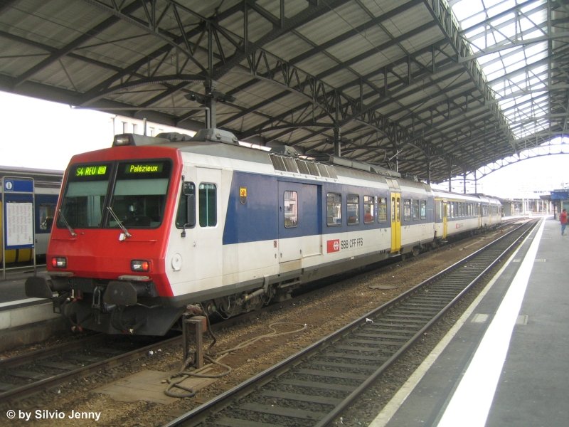 Der RBDe 560 080-4 Pal�zieux wird am 24.8.08 demn�chst Lausanne