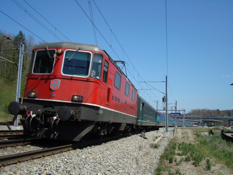 Re 4 / 4 II 11 112 with MRP-train at