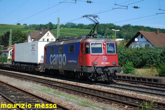 SBB Re 421 392 - Efringen churches - 24/08/2007 (automatically