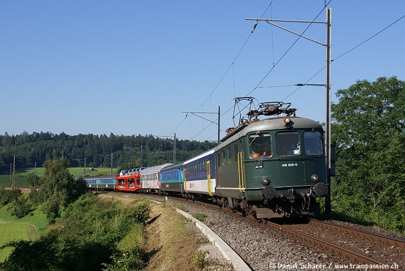 Re 416 628 in Dätwil at 14:07:07 (automatically translated, Powered