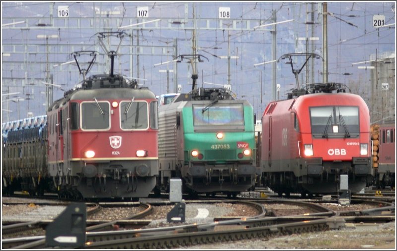 Rendezvous in Buchs SG. Re 4 / 4 II 11