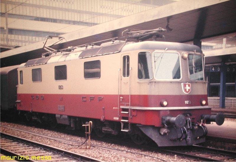 SBB Re 4/4 11253 TEE Farben - Bern - 30.04.1988