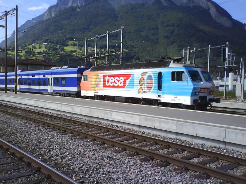 SOB Re 446 017 "Advertising locomotive Scotch" on 07/25/2008 with