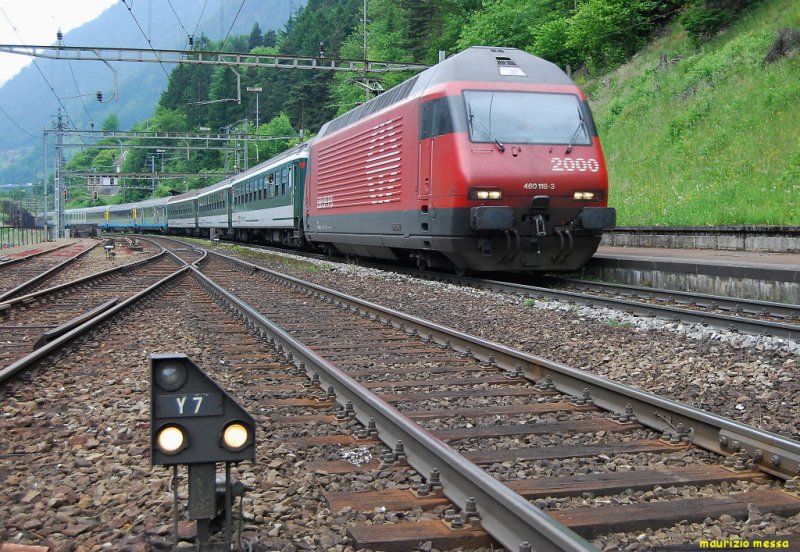 Re 460 118 - Wassen - 14.06.2008 