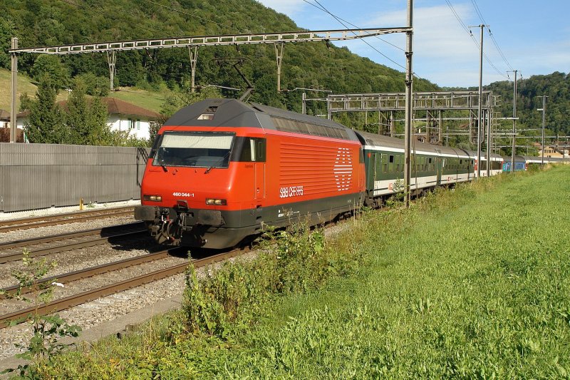 Re 460 044 et 10 aout 2008 IR Tecknau (automatically