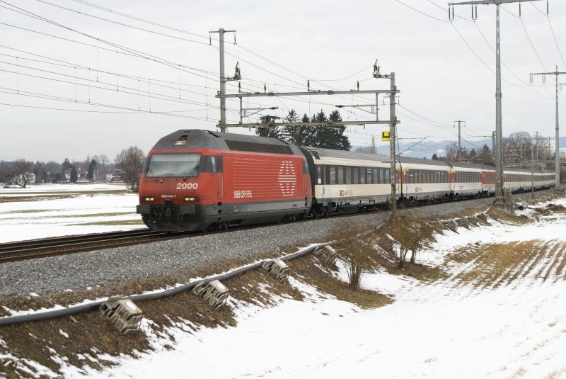 Re 460 046-6 f�hrt mit dem IC 969 von M�nsingen