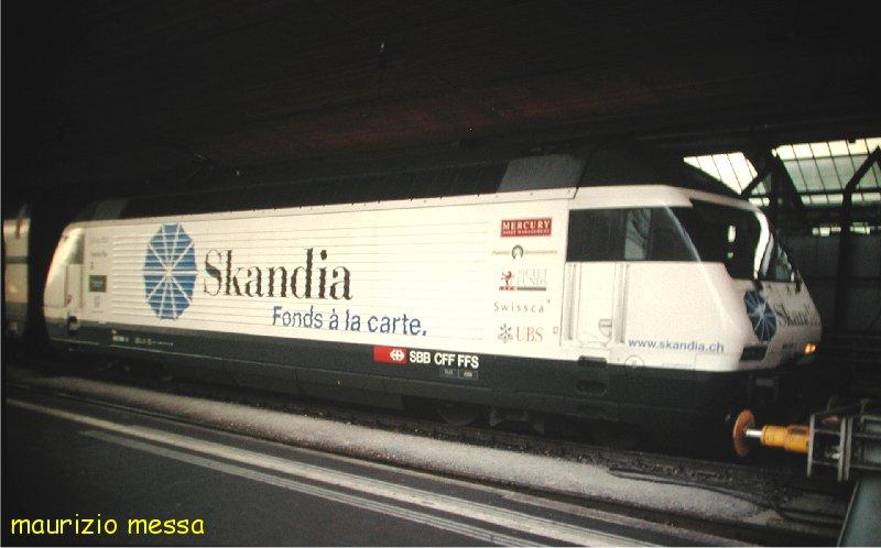 SBB Re 460 038 Skandia - Zurich - 08.07.2000 