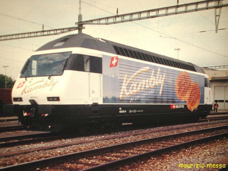 SBB Re 460 021 Kambly - Lausanne Triage - 14.06.1997