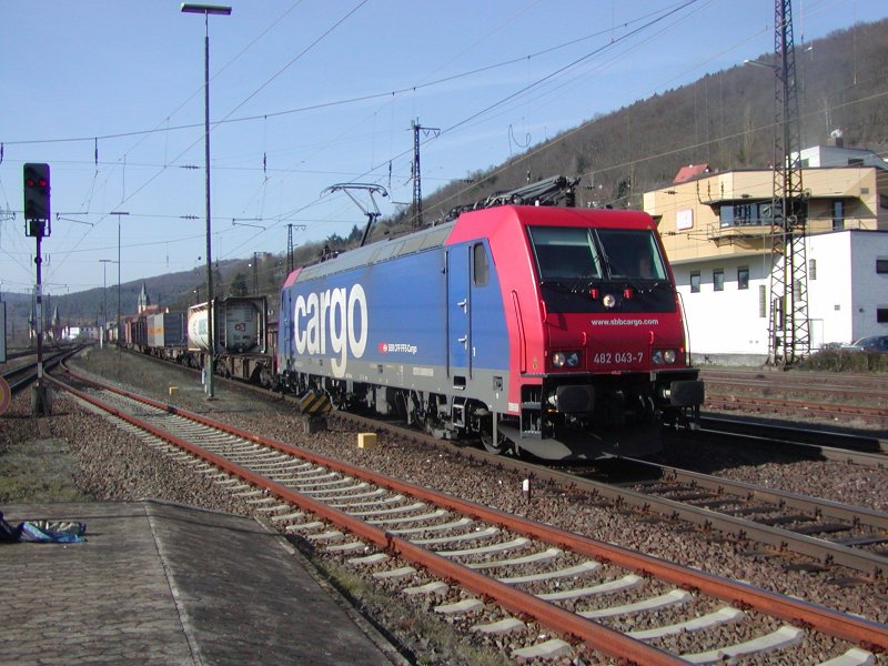 482 043 CFF 03.15.2007 Gemünden / Main (automatically translated, Powered