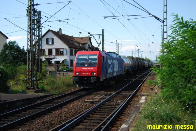 SBB Re 482 046 - Haltingen - 24.08.2007 