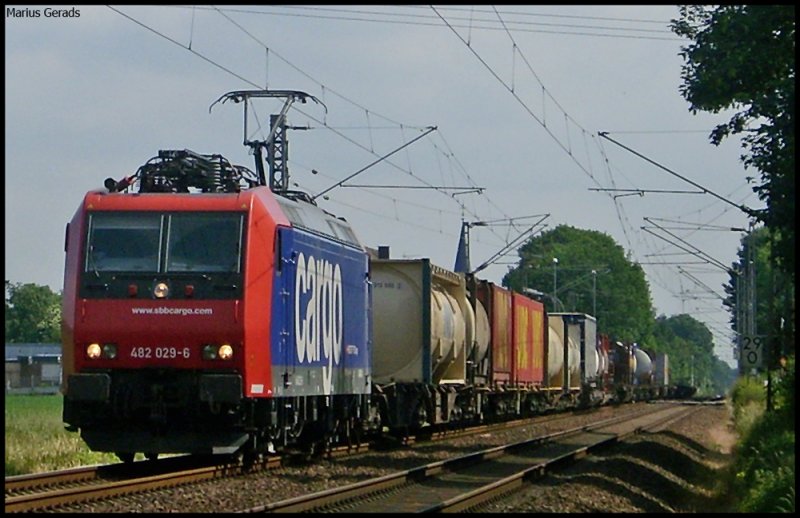 482 029 mit gem. Gz gen Aachen West an der