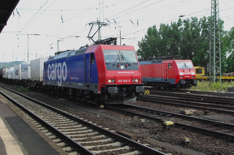 Fresh from the Rbf Bebra expired: 482048-6 SBB Cargo container