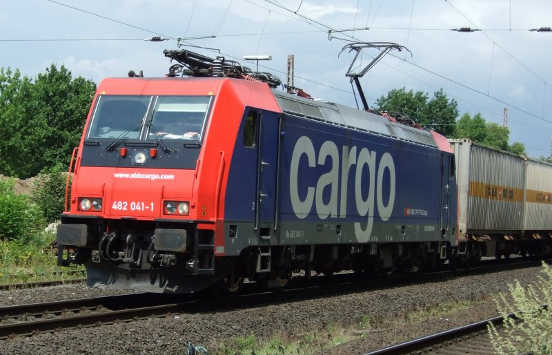 482 041 am 26.7.09 in Ratingen-Lintorf 