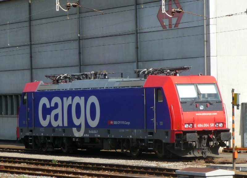 SBB Cargo - 484004-7 in Bellinzona on 09/17/2008 (automatically translated,