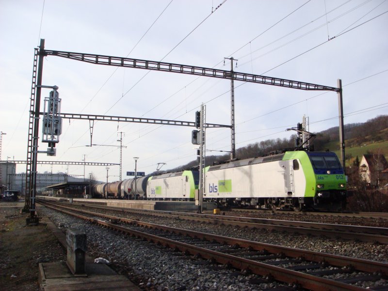R 485 012 and 006 with boiler at Gelterkinden at