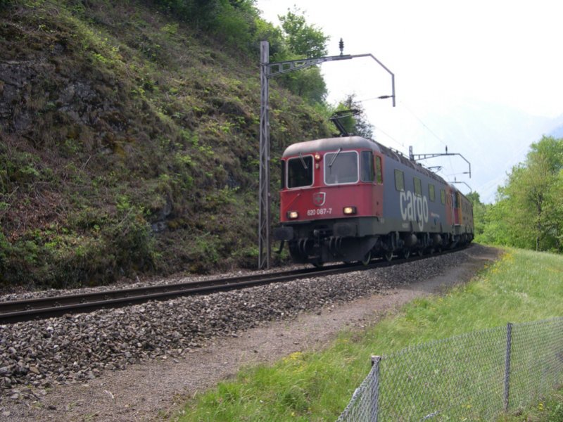 The Gotthard has been left behind on 01/05/2007 Re 6