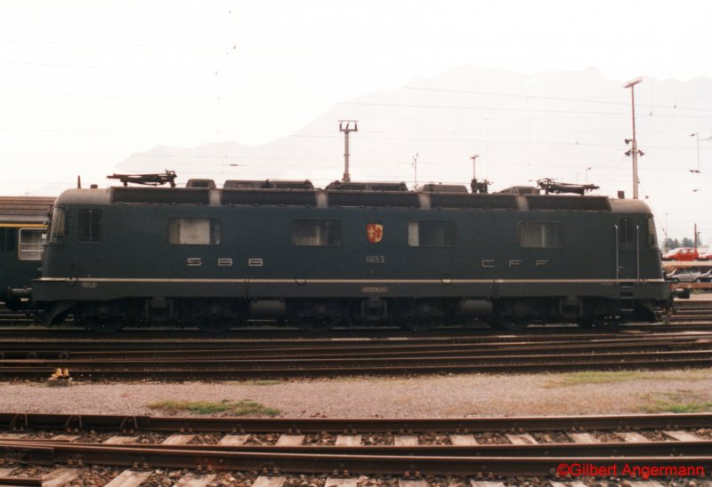 Re 6/6 11653 G�mlingen am 17.05.1999 in Buchs 