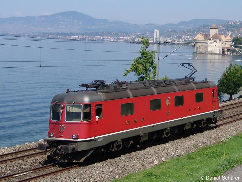 Re 6/6 11636 Vernier-Meyrin am 27.7.05 in Chillon 