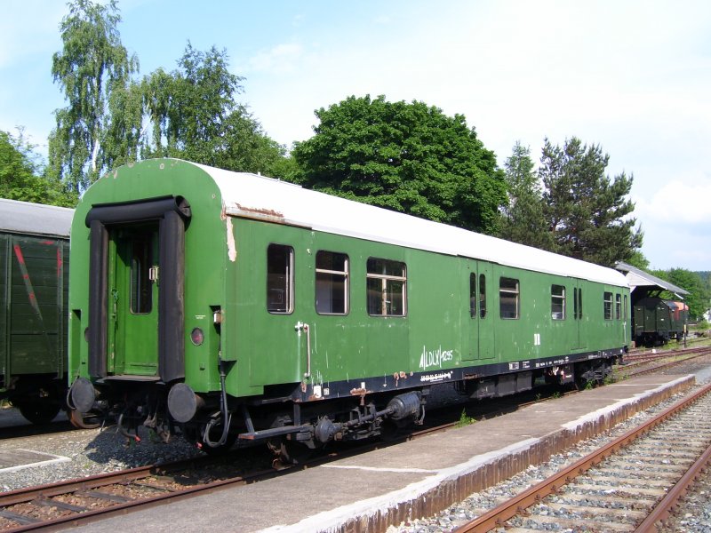 Reko baggage car at the railway station Schlettau 09:06:08. (automatically