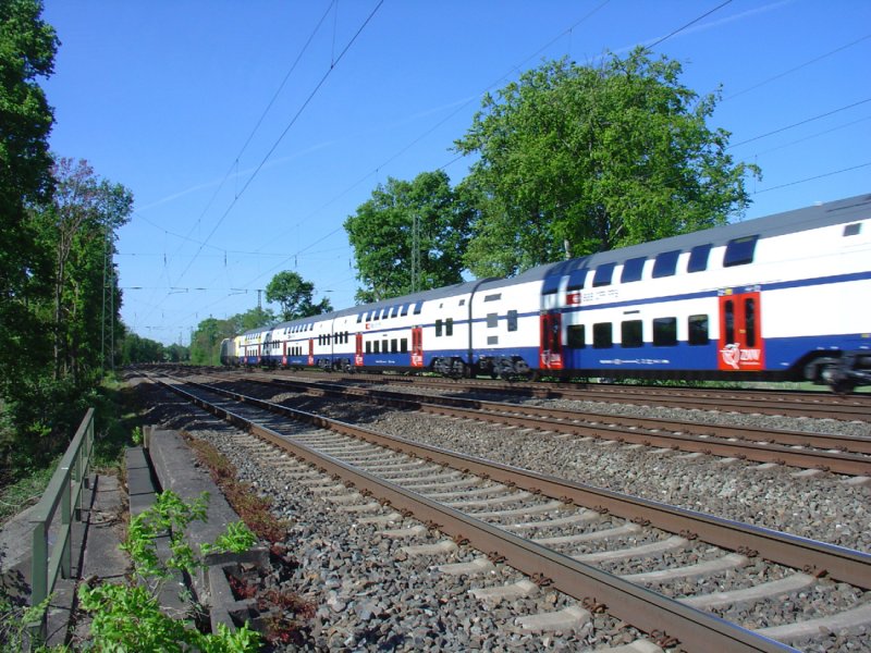 Der Eurosprinter - fast in seiner gesamten L�nge - 