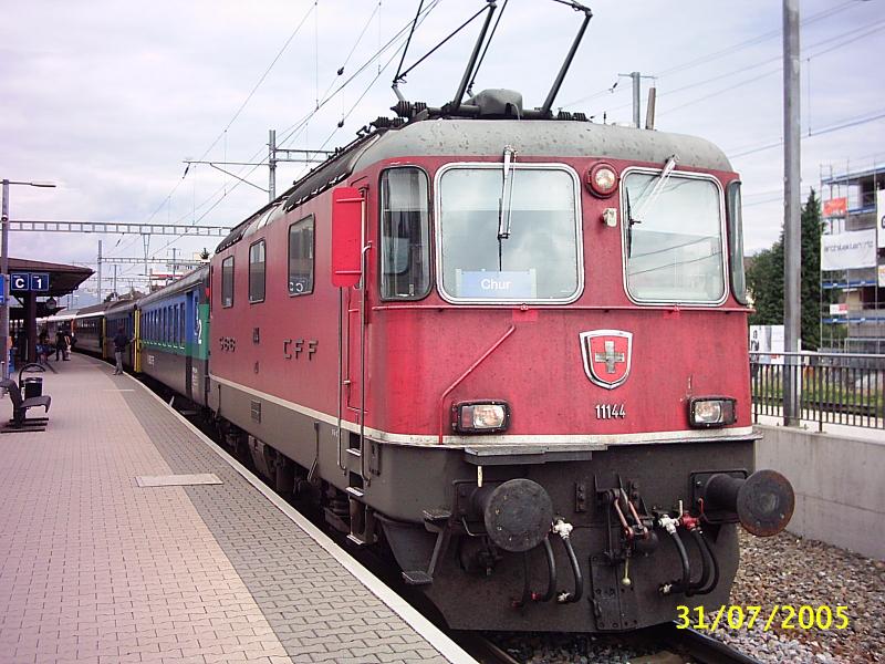  Rheintal Express  am 31.7.2005 in Heerbrugg.