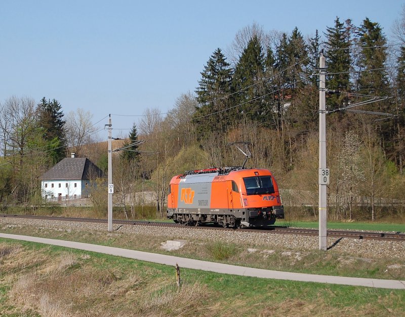 Beim Warten auf einen G�terzug ist mir
am 11.04.2009 v�llig �berraschend