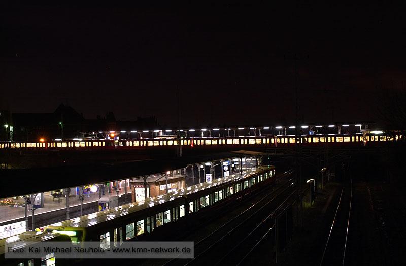 Hochbetrieb im S-Bahnknoten Ostkreuz in Berlin. 