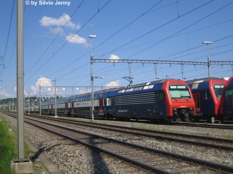 Re 450 039-3 Embrach am 12.5.08 in der UA Oberwinterthur.