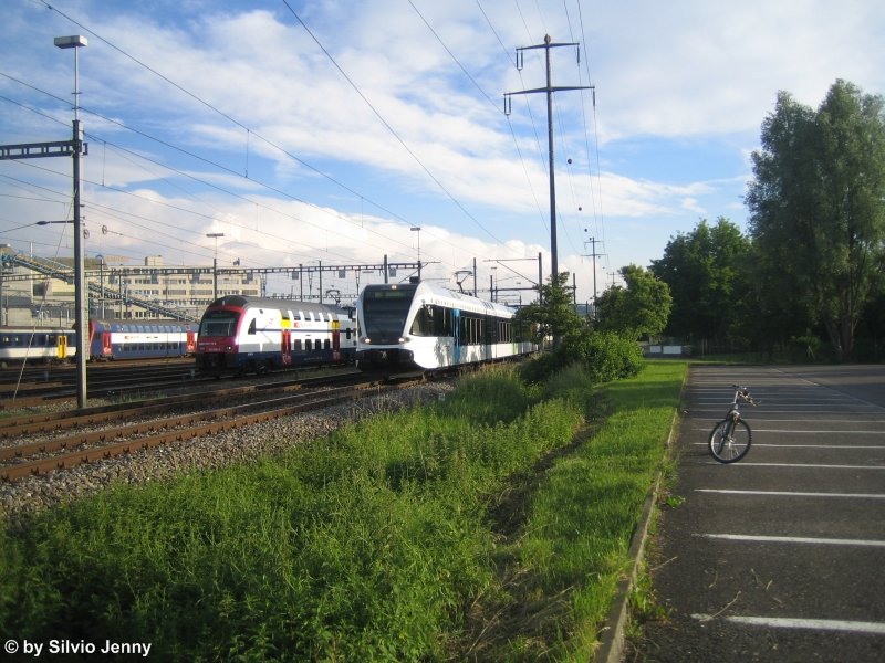 RABe 526773-7 goes on 12/06/2008 by the UA Oberwinterthur the