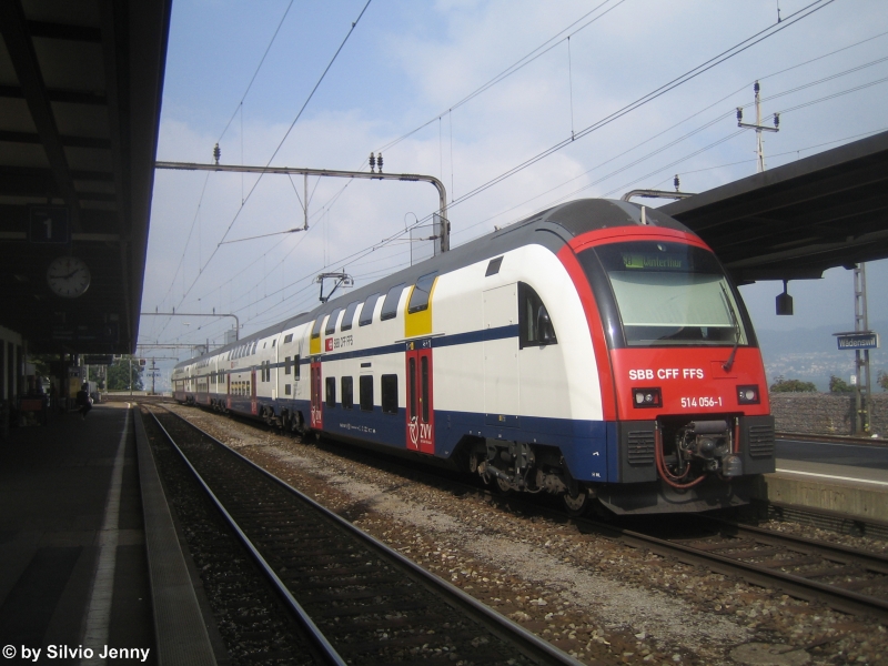 RABe 514 056-1 am 23.9.09 als S8 in W�denswil 