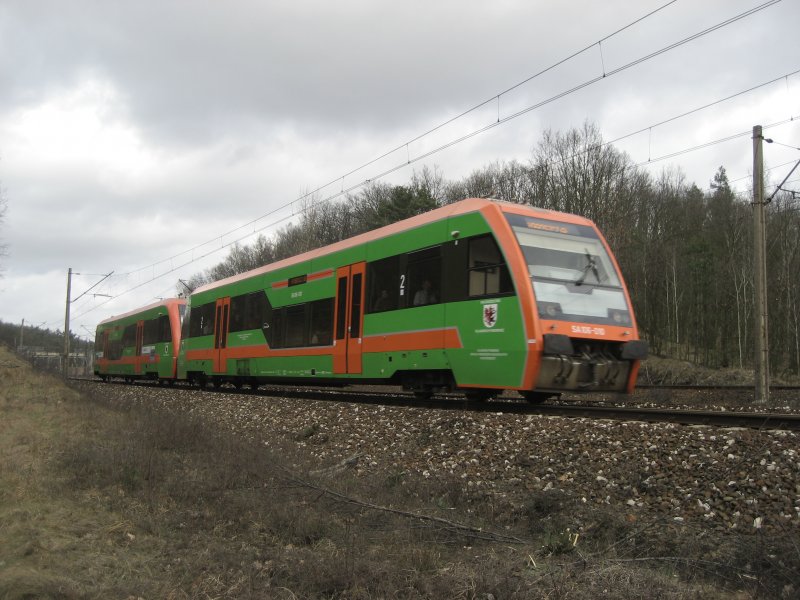 SA106-010 und SA106-116 fahren zusammen nach Bydgoszcz. 