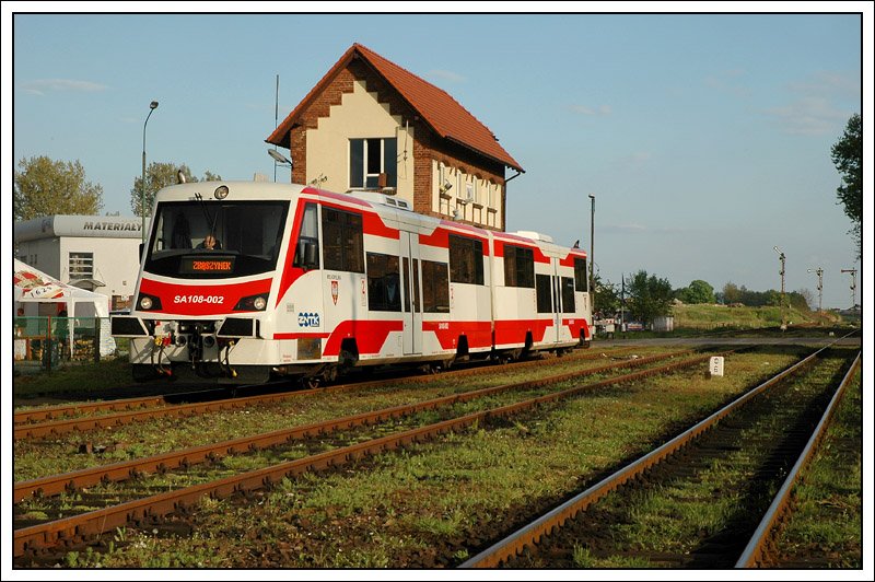 Zug 79329 von Leszno nach Zbaszynek war am 2.5.2008 mit