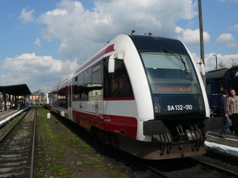SA132-10 auf der Dampflokparade in Wolsztyn, 3.5.2008 