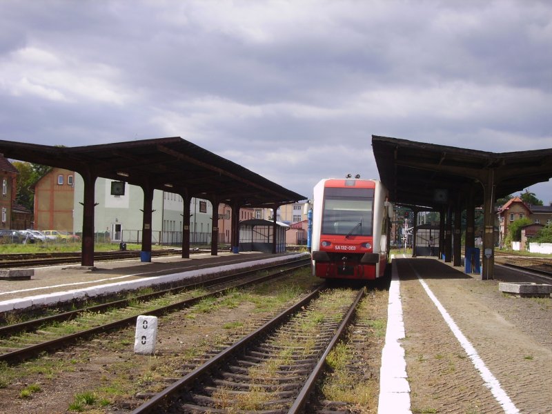 Eine SA132 im Bahnhof Wolsztyn im August 2008. 