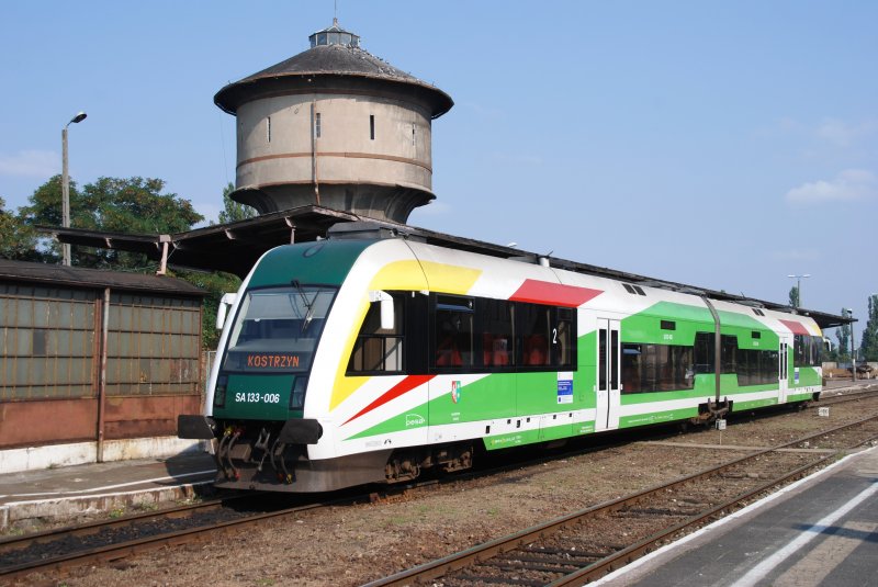Kostrzyn (K�strin) / Polen, 16.09.2009, SA 133-006 im Bahnhof 