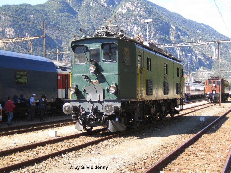 The only remaining historic Ae 3 / 5 10 217