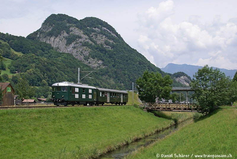 Bm 4/4 18451 am 09.06.07 zwischen Tr�bbach und Sargans 