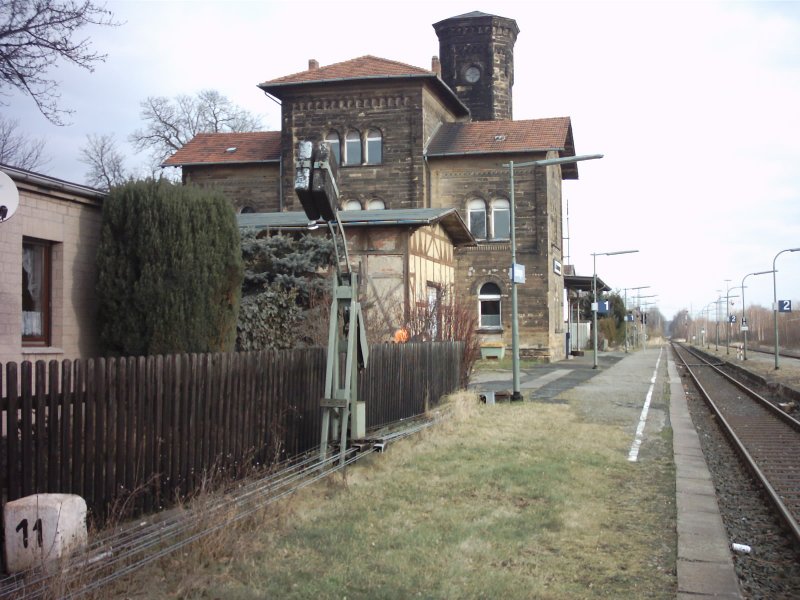 Das ehem. Empfangsgeb�ude des Bf Sch�ningen. 