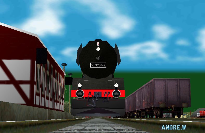 Reko 50er 50 3704-9 im Simulator Loksim3D 
