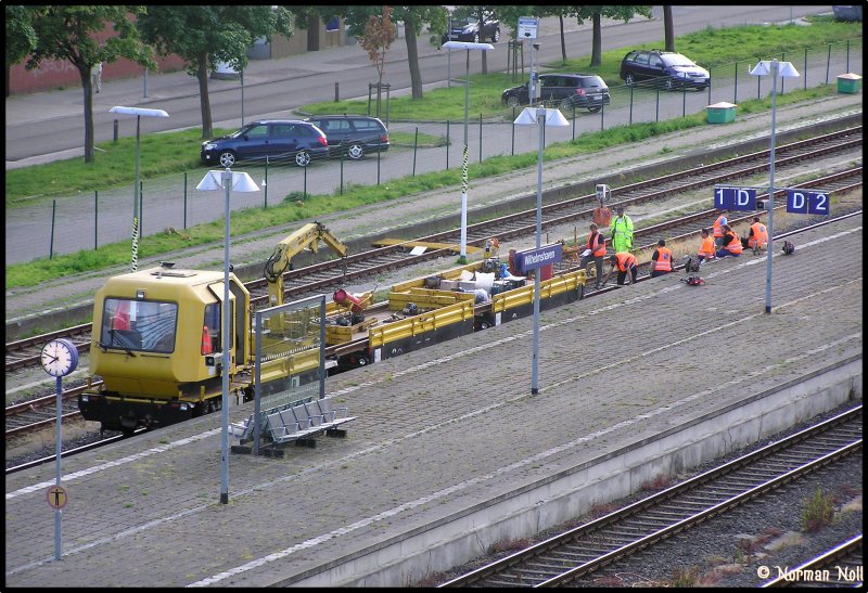 Ein SKL 26 LK mit seinem Team bei der Arbeit