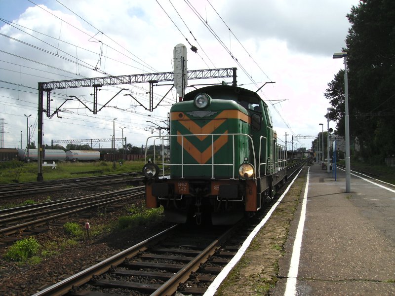 A SM42 is ranked in the station Tarnowskie Gory (automatically