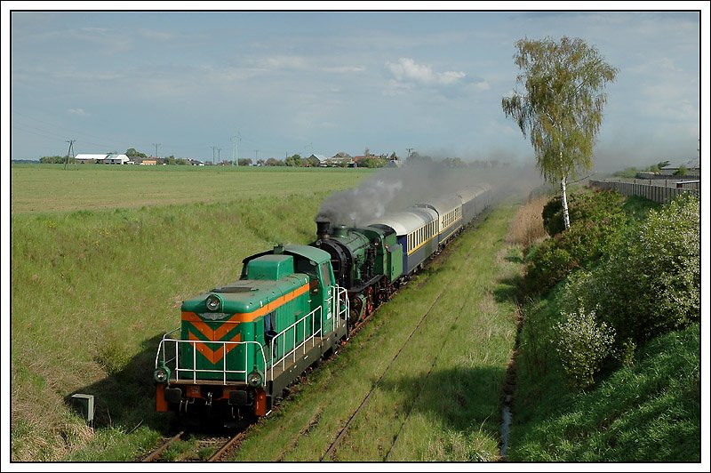 Gastlok 109.109 aus Budapest (HU) kam mit 30 Minuten Versp�tung