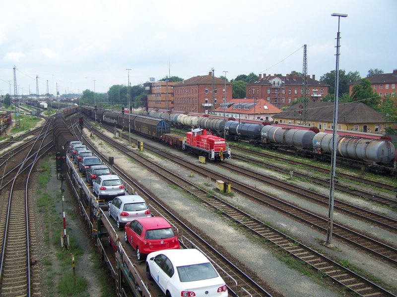 Plenty of shunting and freight transport in Nuremberg RBF /