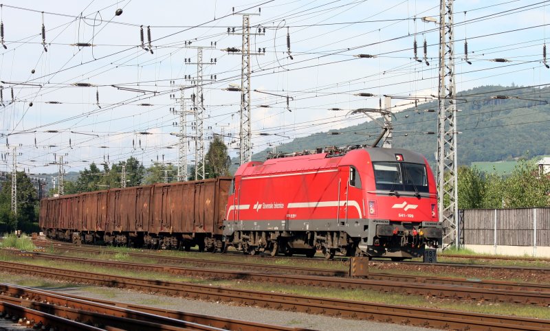 The Slovenian 541-109 on the way home - taken on