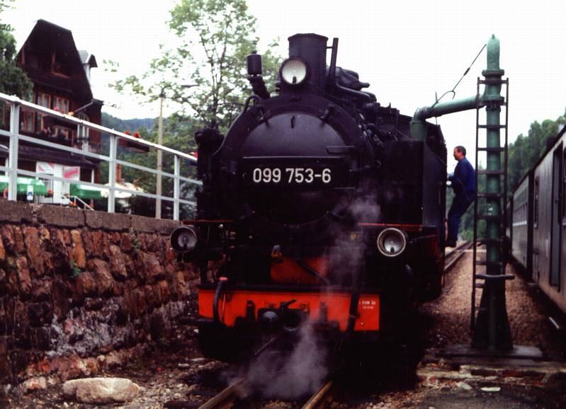 099 753 in the station resort Kipsdorf (1993) (automatically translated,