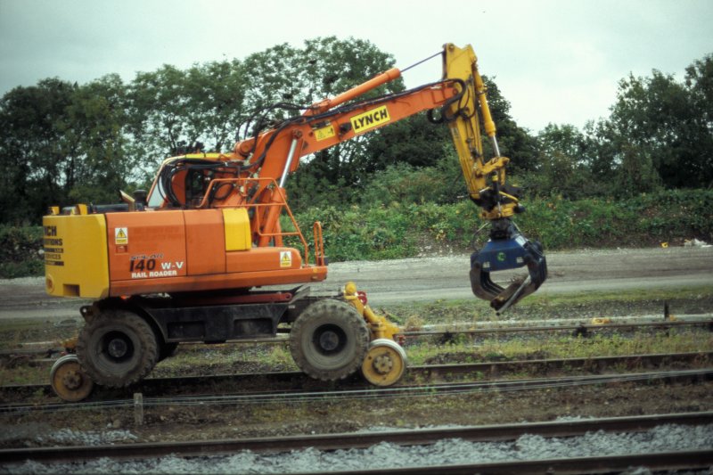 Ierland sep 2008 Limerick junction MOBILE KRAAN 