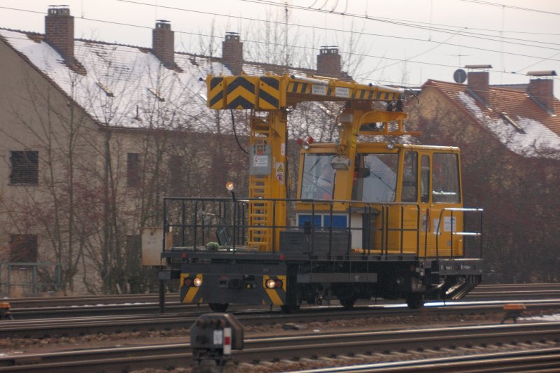 Wahnsinnig eilig hatte es diese Rotte mit Kranaufbau in der